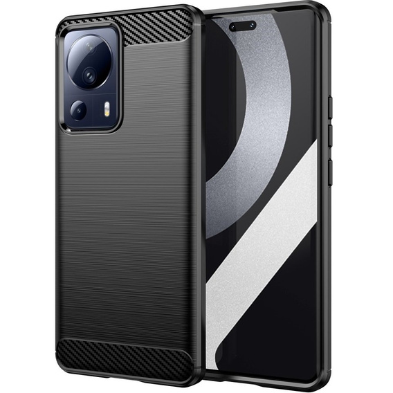 Etui do Xiaomi 13 Lite, Karbon, czarne