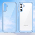 Etui do Samsung Galaxy A14 4G/5G, Fusion Hybrid, przezroczyste / niebieskie