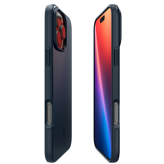 Etui Spigen do iPhone 16 Pro Max, Thin Fit Mag, granatowe
