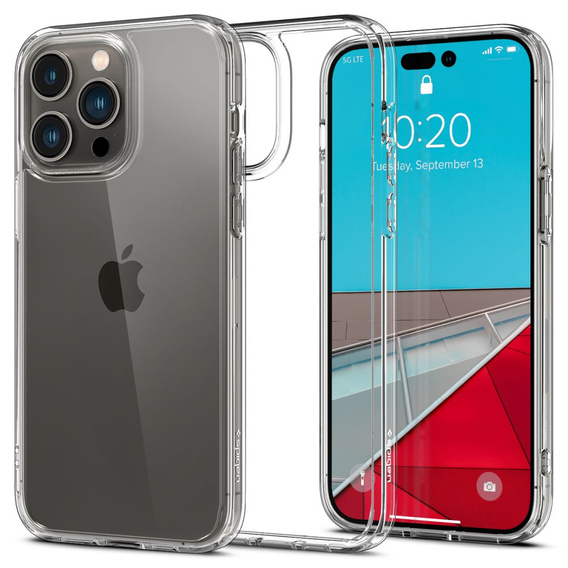 Etui Spigen do iPhone 14 Pro Max, Ultra Hybrid, Crystal Clear, przezroczyste