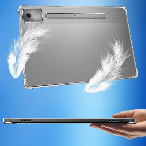 Etui do Lenovo Idea Tab Pro 12.7", Silikonowe, przezroczyste