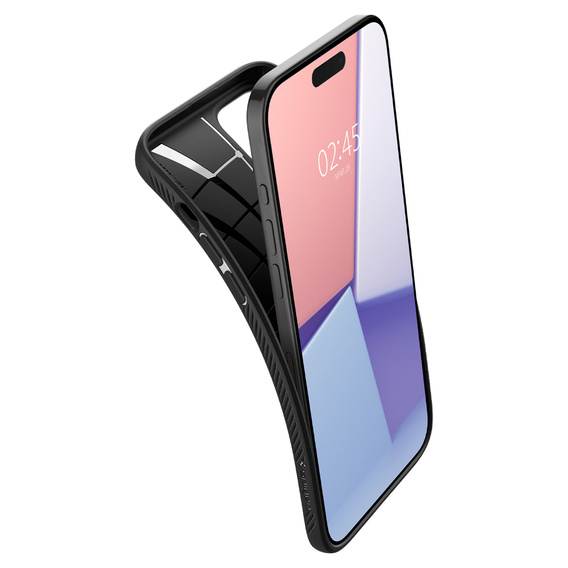 Etui Spigen do iPhone 15 Pro Max, Liquid Air, Czarne
