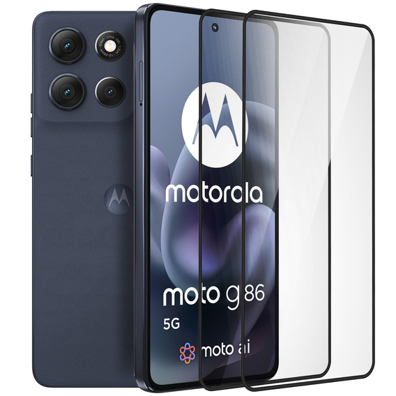2x Szkło Hartowane ERBORD 9H Hard Glass do Motorola Moto G86 Power 5G – codzienna ochrona w eleganckim wydaniu