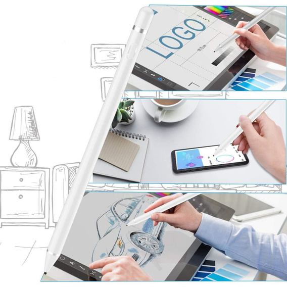 Tech-Protect Rysik Active Stylus Pen, Różowy