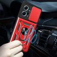 Etui pancerne do Xiaomi Redmi Note 12 4G, CamShield Slide, czerwone