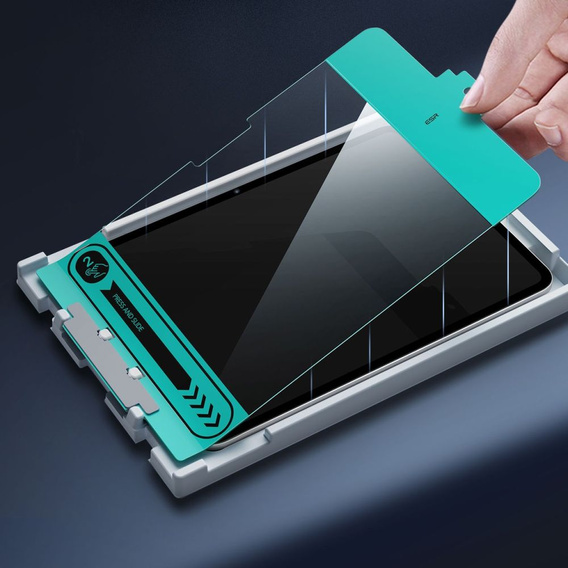 Szkło Hartowane ESR do iPad Air 13" 2025/2024 (7/6 gen.), z ramką do montażu (2 sztuki)