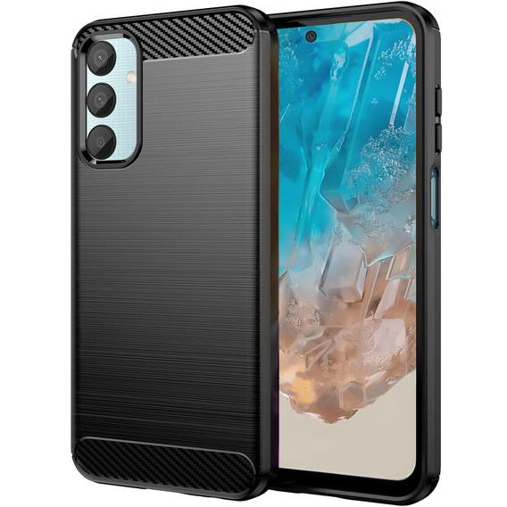 Etui do Samsung Galaxy M35, Carbon, czarne