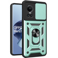 Etui pancerne do Oppo Reno 10 / 10 Pro, CamShield Slide, zielone