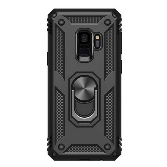 Etui pancerne do Samsung Galaxy S9, Nox Case Ring, czarne