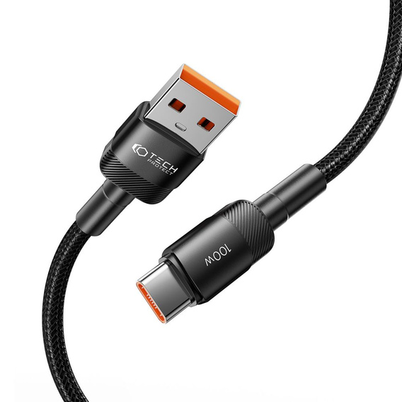 Tech-Protect Kabel UltraBoost Evo Type-C 100W/5A 25cm, Czarny