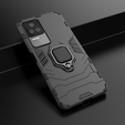 Etui do Xiaomi Poco F4 5G, Kickstand Ring, czarne