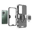 Etui do Huawei P60 / P60 Pro, Kickstand Ring, czarne