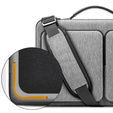 Tech-Protect Defender Bag, Etui Torba do laptopów 15-16 cali, Szara