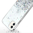 Etui do iPhone 11, Glittery, przezroczyste
