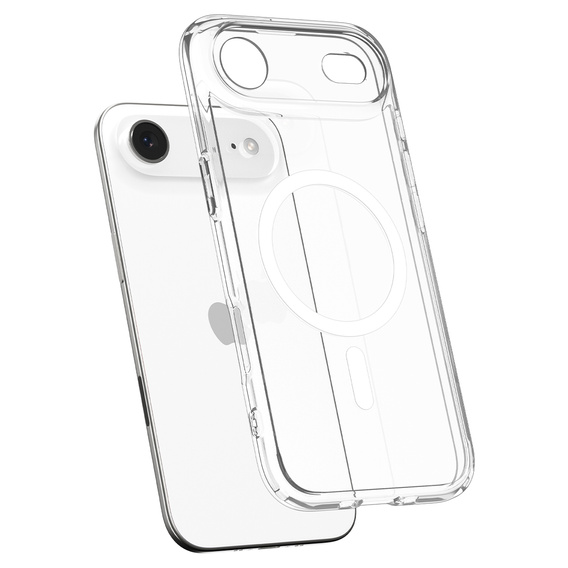 Etui Spigen Ultra Hybrid MagSafe do iPhone 17 Air, Clear/White
