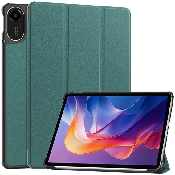 Etui z klapką i podstawką do Xiaomi Redmi Pad 2 – zielone