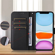 Etui z klapką do Samsung Galaxy M55 5G, Wallet Smart Magnet, czarne