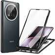 Etui do Honor Magic 7 Lite, Magnetic Dual Glass, czarne