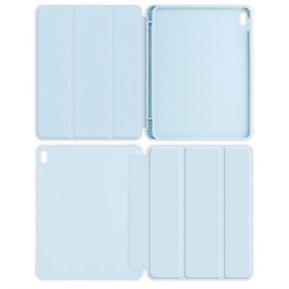 Etui do iPad 11" 2025 A16 (11 gen.) / iPad 10.9" 2022 (10 gen.), Smart Pencil, z miejscem na rysik, niebieskie