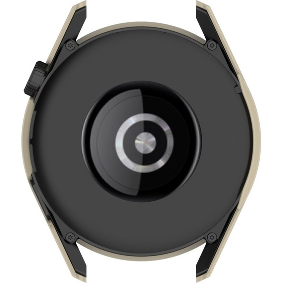 2w1 Etui + Szkło hartowane do Huawei Watch GT 3 46mm, Beżowe