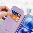 Etui Dux Ducis do iPhone 17, Skin X Pro,  z klapką, do MagSafe, fioletowe