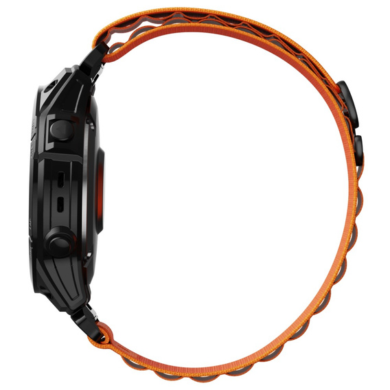 Pasek Nylonowy Quickfit do Garmin Fenix 5/6/6 PRO/7 Forerunner 965/955/945, Pomarańczowy