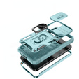 Etui pancerne do Samsung Galaxy S23 FE, CamShield Slide, zielone