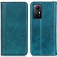 Etui do Xiaomi Redmi Note 12S, Wallet Litchi Leather, zielone