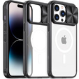 Etui do iPhone 14 Pro Max, Slide Camera Magsafe, czarne