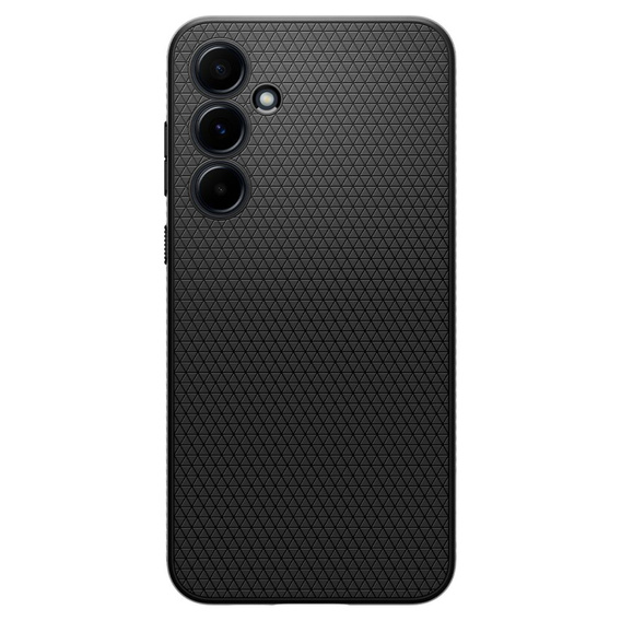 Etui Spigen do Samsung Galaxy A55 5G, Liquid Air, czarne + Szkło Hartowane 9H