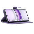 Etui z klapką do Realme 14X / Realme C75, Butterfly, fioletowe
