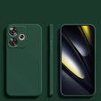 Etui do Xiaomi Poco F6, Silicone Lite, zielone