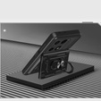 Etui pancerne do Xiaomi Redmi Note 13 Pro 4G / Xiaomi Redmi Note 14S / Xiaomi Poco M6 Pro 4G, Camera Slide Card Slot, czarne