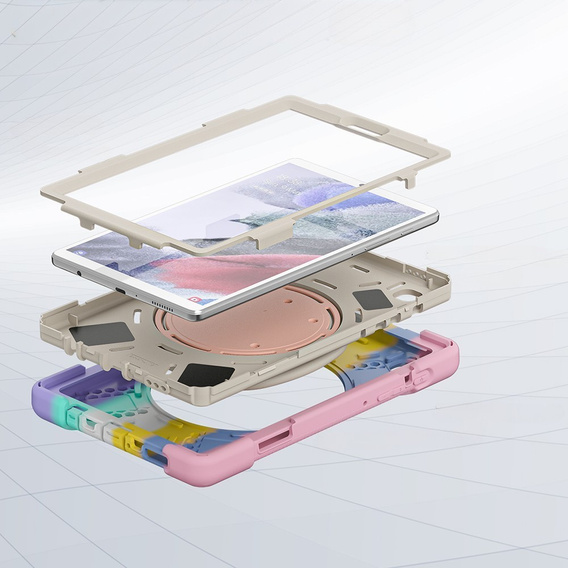 Etui dla dzieci do Samsung Galaxy Tab A7 Lite 8.7 T220/T225, Pancerne, dziecięce, Kolorowe