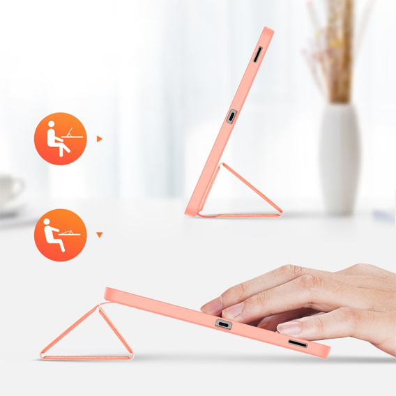 Etui Dux Ducis Domo Series do Samsung Galaxy Tab S10 FE+ Plus – różowe