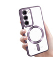 Etui do Samsung Galaxy S23, Electro MagSafe, fioletowe + Szkło na ekran