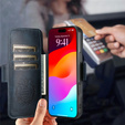Etui z klapką 2w1 do iPhone 17 Pro Max, SUTENI, do MagSafe, niebieskie