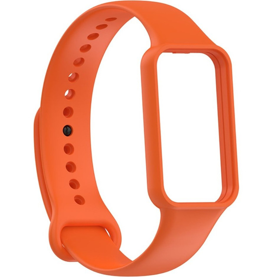 Pasek Silikonowy do Xiaomi Amazfit Band 7, Pomarańczowy