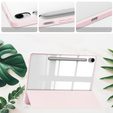 Etui do Samsung Galaxy Tab S10 FE+ Plus, Smartcase Hybrid, z miejscem na rysik, różowe