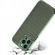 Etui Slim Carbon do iPhone 14 Pro Max, Green