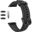 Pasek Silikonowy do Huawei Band 6 / Honor Band 6, Black