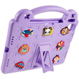 Etui do iPad Air 11" 2025/2024 (7/6 gen.), Cute Patterns, z podstawką, fioletowe