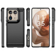 Etui do Motorola Edge 50 Ultra, Carbon, czarne