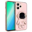 Etui do Xiaomi Redmi 12, Astronaut, różowe rose gold