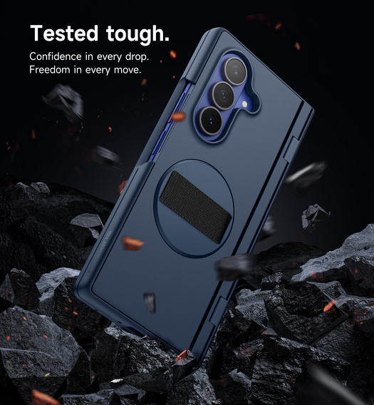 Etui Suritch z podstawką 360° i wbudowaną osłoną ekranu do Samsung Galaxy Z Fold7