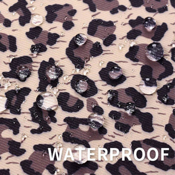 Etui na Laptopa 13" z Motywem Panterki i Dodatkową Torbą - Żółte