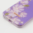 Etui do Samsung Galaxy A54 5G, Suritch Full Body Flowers, fioletowe