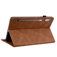 Etui do Lenovo Tab P11 Pro Gen 2 TB132FU TB132XU 11.2", Wallet Pen Slot, brązowe