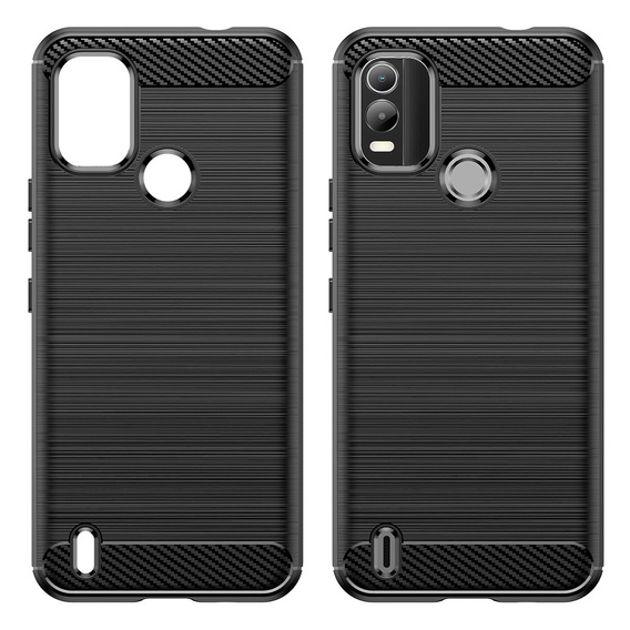 Etui do Nokia C21 Plus 4G, Karbon, czarne
