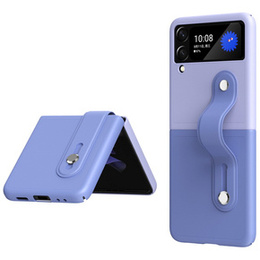 Etui Wristband Kickstand do Samsung Galaxy Z Flip4 5G, Blue/Purple